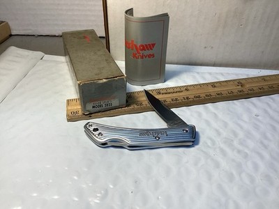 Kershaw Japan 2825 Silver Spur II Pocket Knife NOS in Box W 