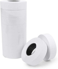 Tpfox 10 Rolls 5000 Pieces of Double Line Price Label Paper for MX-6600 Price Gu