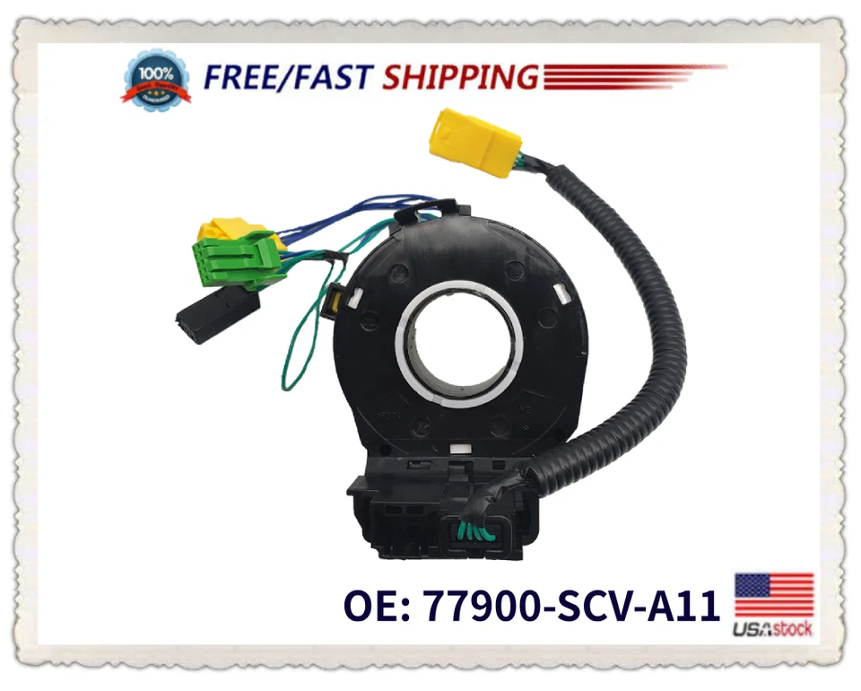 Spiral Cable Clock Spring 77900-SCV-A11 For 2003-2005 Honda Element 5 Door EX - Изображение 4 из 4