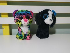 TY BEANIES TRACEY THE DOG  AND DOTTY THE CAT!