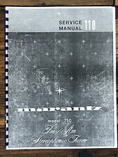 Marantz Model 110 Tuner Service Manual Copy
