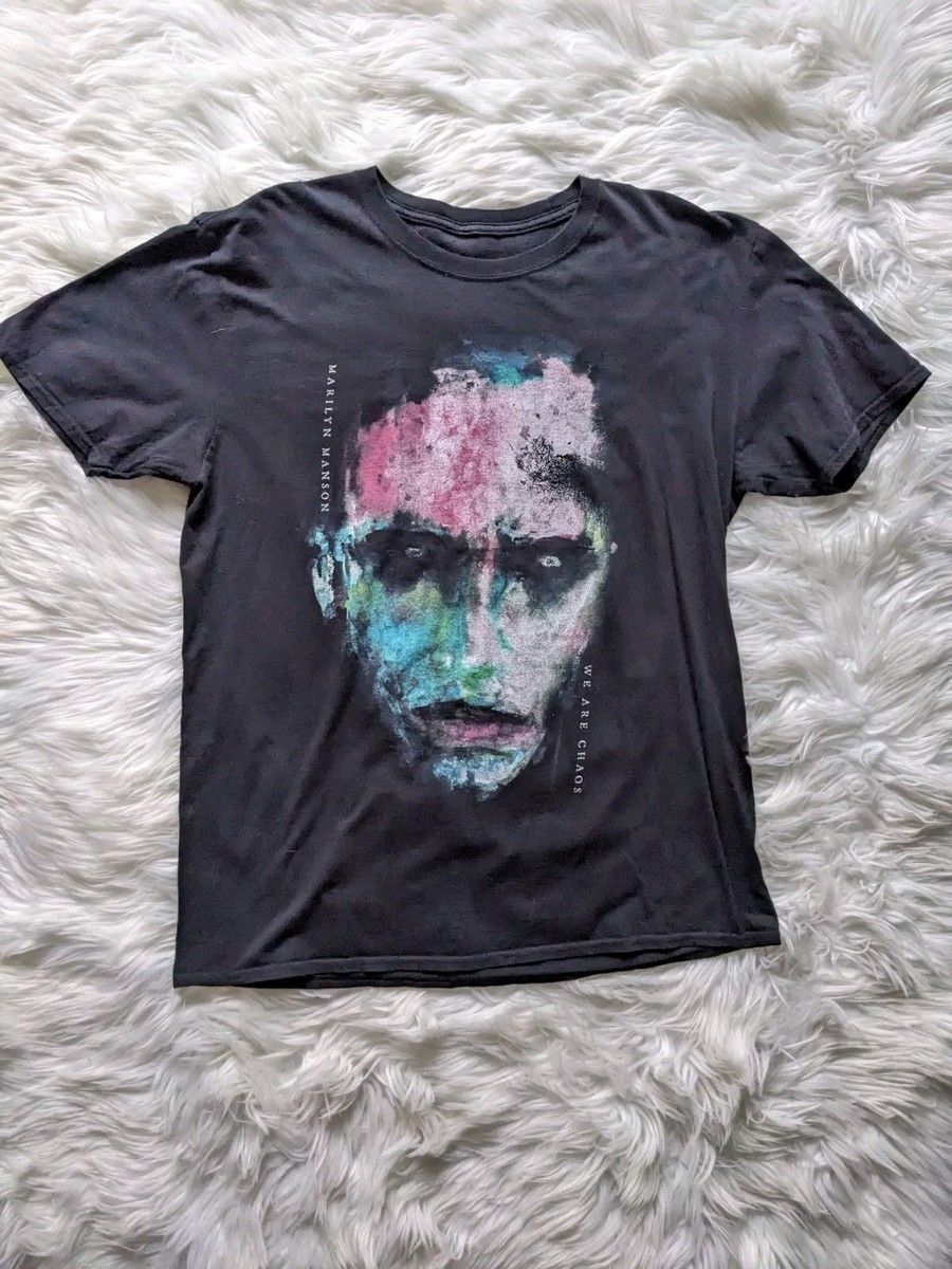 Marilyn Manson We Are Chaos Black XL T-shirt Heavy Metal