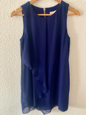 Schönes Volant-Kleid (blau) von established in Größe S