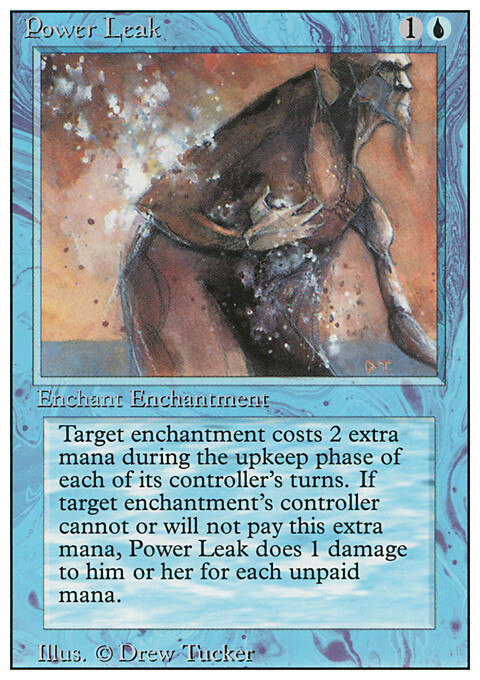 Magic the Gathering MTG Power Leak (73) Revised Edition   NM