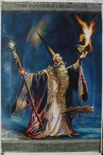 Wizard Myles Pinkney Aquarius Collection Fantasy Magic Zodiac Poster 24.25X36.50