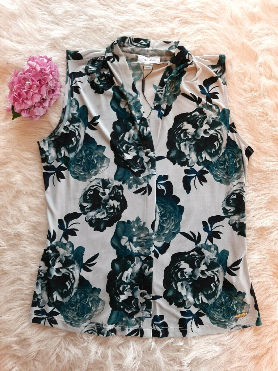 Calvin klein floral top sale