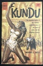 ‼️KUNDU Morris L. West Dell 1st Edition 1956 Oryg. VTG PB