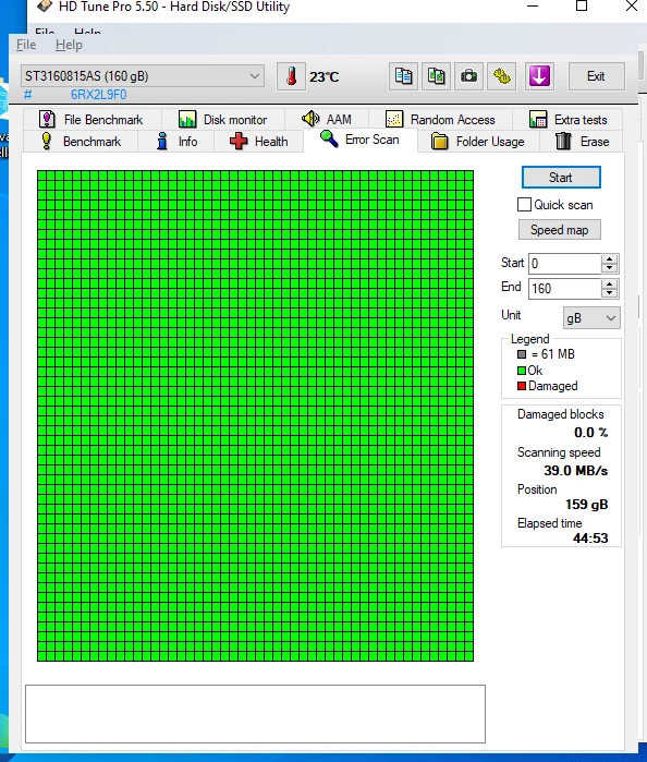 Hard Disk Western Digital 160GB SATA 3.5" WD1600AAJS usato, in ottime condizioni - Immagine 4 di 4