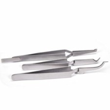 Dental Orthodontic Posterior Bracket Buccal Tube Bonding Tweezer Holder Placer