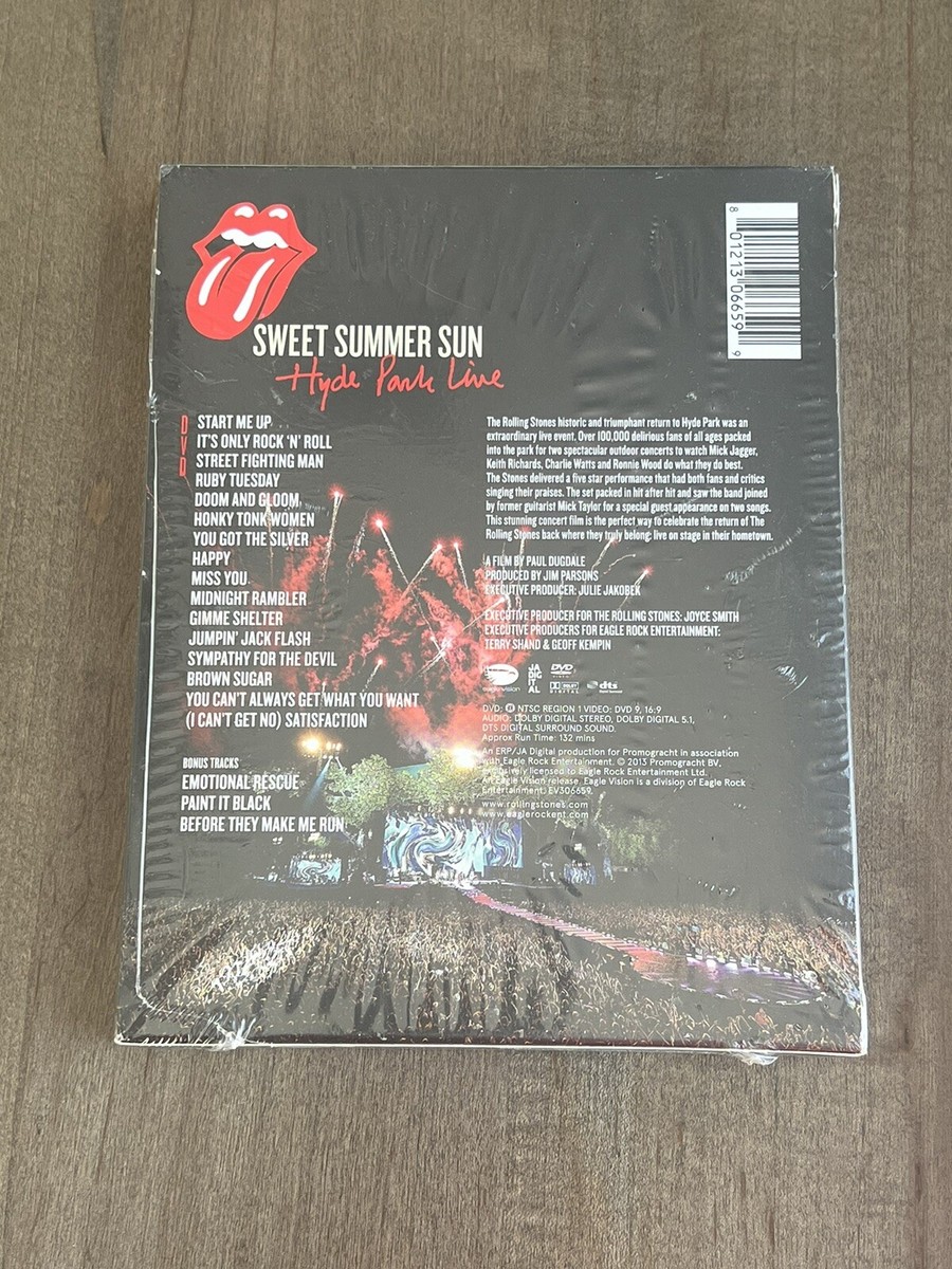 (未使用･未開封品)Sweet Summer Sun - Hyde Park Live [DVD/2 CD Combo] (2013) Amazon.com: The Rolling Stones: Sweet Summer Sun-Hyde Park
