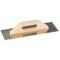 Schweizer GläTtekelle Gezahnt 10X10 Glattkelle Zahnkelle 380X130Mm Edelstahl