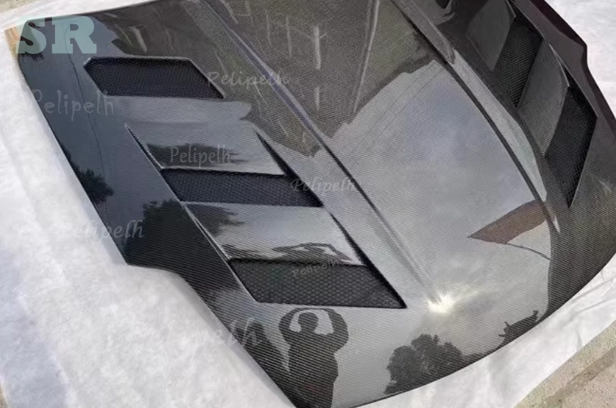 Carbon Fiber Front Bonnet Engine Hood Lid A Style For 2003-2006 Nissan 350Z Z33 - Image 2 of 4