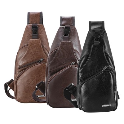 Men Chest Bag Pack Travel Sport Shoulder Sling Backpack Outdoor Cross Body Bags