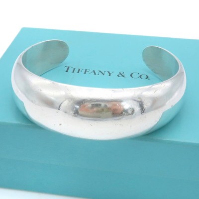 Extremely Rare Tiffany Co. Vintage Mexico Silver Cuff Bangle Sv925 