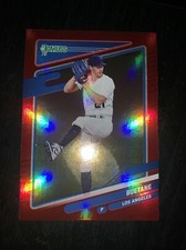 Walker Buehler 2021 Donruss Red Holo Foil “Buetane” SP Variation #101 B513