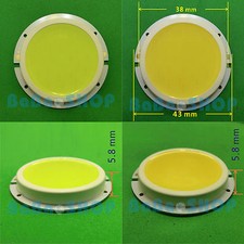3W 5W 7W 3000K 6000K Warm Cold White Round COB LED Lamp Bulb Light 43mm  Driver