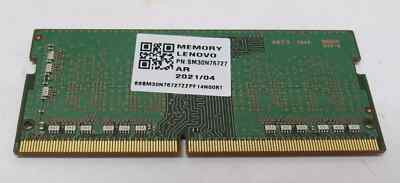 Lenovo 8GB DDR4-3200 Laptop RAM PN: SM30N76727 | eBay