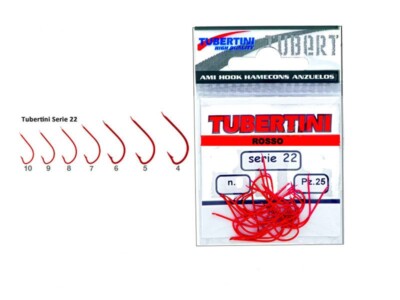 AMI TUBERTINI SERIE 10 PESCA VARIE MISURE MARE ORATA AMO HOOKS ANZUELOS - Foto 4
