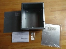 HUBBELL WIEGMANN, STEEL ENCLOSURE 12 X 10 X 6 W/ ALUMINUM SUB PANEL JIC BOX NEW