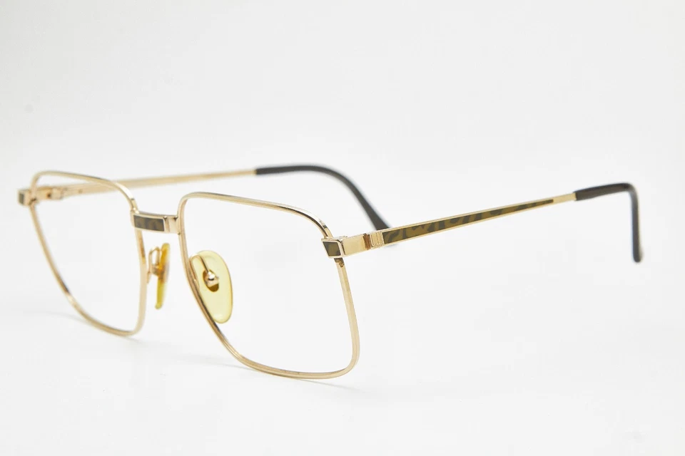 Gafas DUNHILL oro/tortuga aviador caparazón tortuga especificaciones marco vintage años 80 Foto 4 de 4