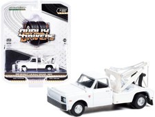 Greenlight 1/64 1968 Chevrolet C-30 Dually Wrecker White Undecorated Tow Truck
