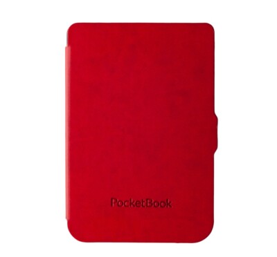 Pocketbook Case Cover Shell Bright Red/Black Touch Lux 3,Basic 3,Basic Touch 2