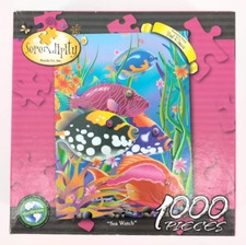 Serendipity Puzzle Co. Sea Watch by Bob Rouse 1000 Piece Jigsaw Puzzle - GUC
