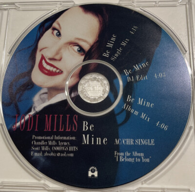UNRELEASED RADIO REMIX by Jodi Mills  Be Mine  1997 CD Single on Absolute!