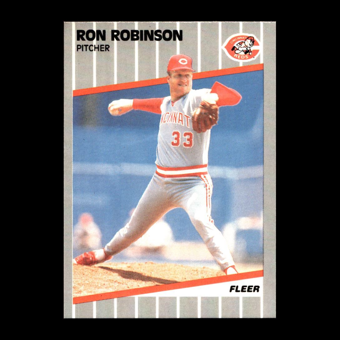 Ron Robinson 1989 Fleer Cincinnati Reds #169 R322D 69 | eBay