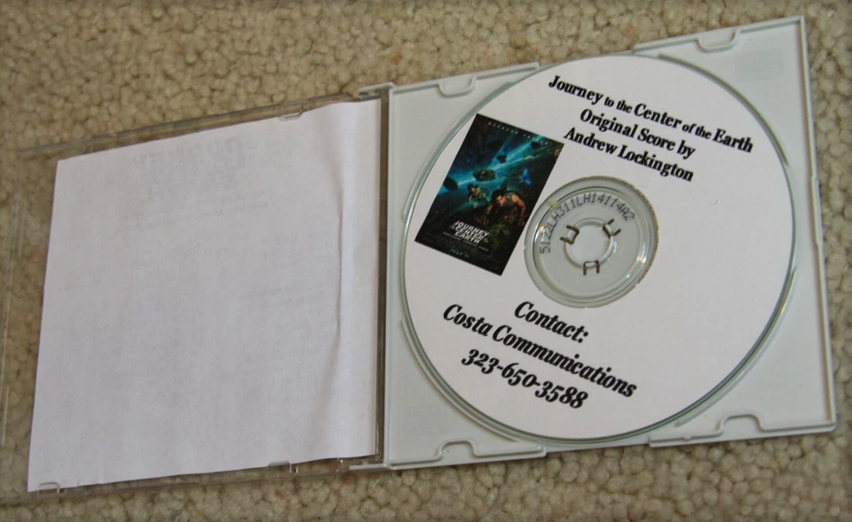 Journey to Center of Earth movie Soundtrack Score Promo Advance CD Lockington - Image 2 of 2