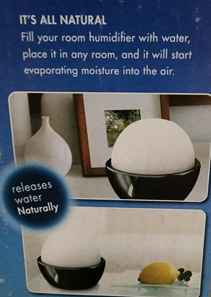 Bell and Howell silent room humidifier set of 3 Pack Naturally Releases Water - Image 2 of 4