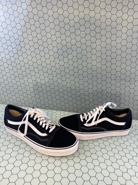 vans old skool black size 12