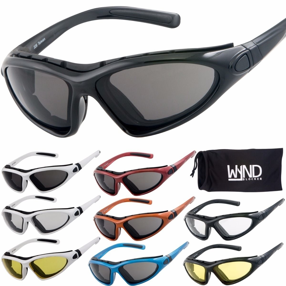Gafas de sol para deportes y motocicletas WYND Blocker Vert para correr golf conducir