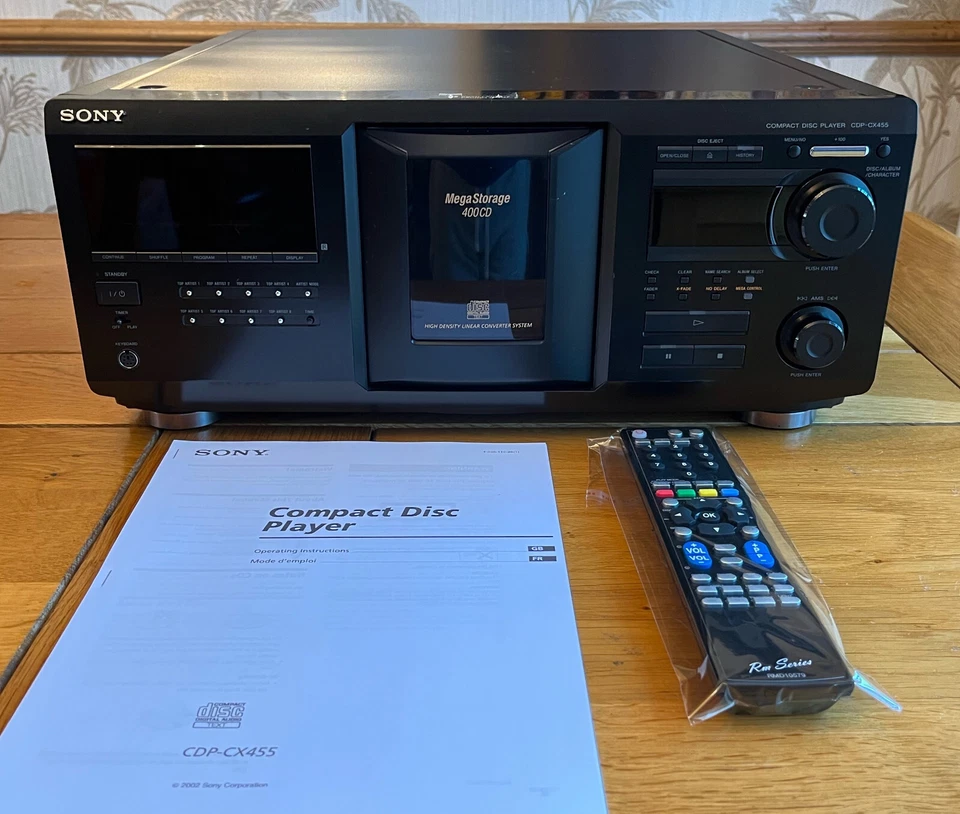 Sony CDP-CX455 Mega Storage 400 Disc Multi CD Changer Jukebox Player - SERVICED - Image 2 of 4