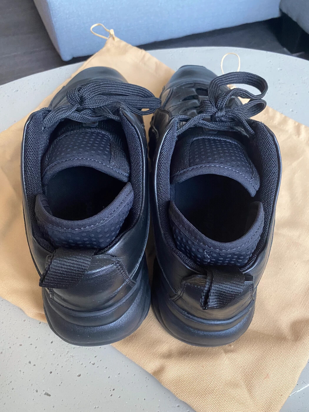 ACNE STUDIOS ROCKAWAY LEATHER BLACK US 12 EUR 45 image 3
