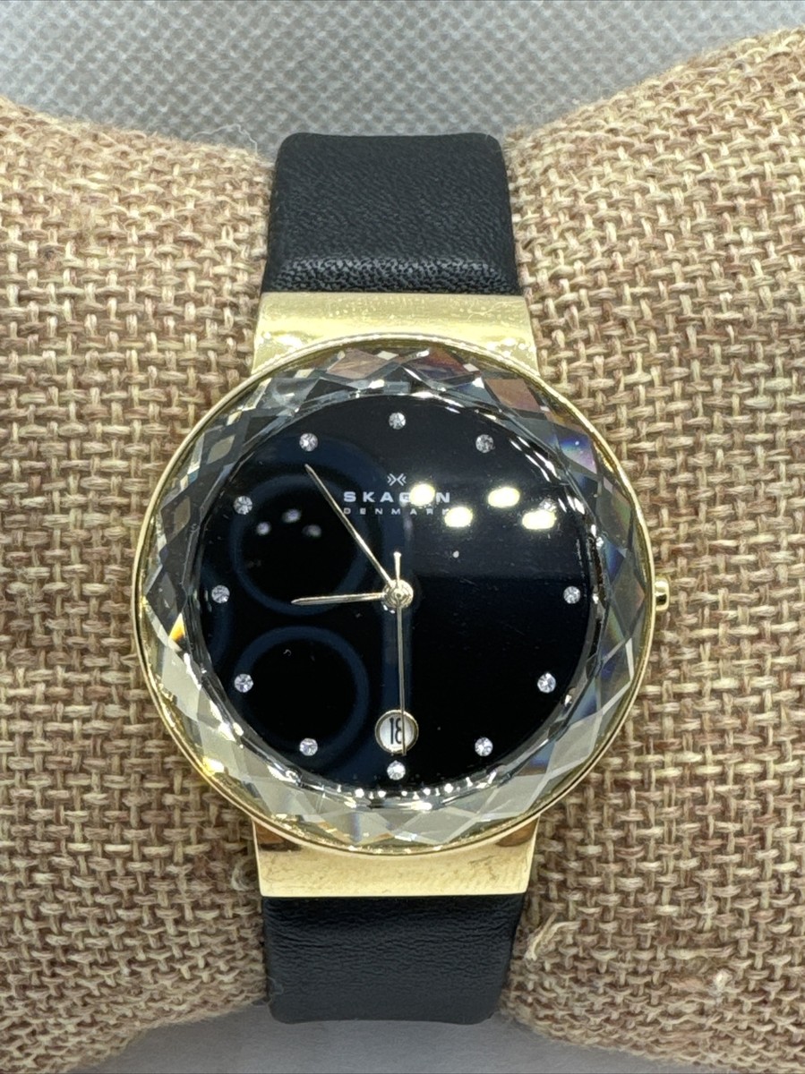 Skagen Denmark SKW2124 Women Black Leather Analog Dial  display picture 1