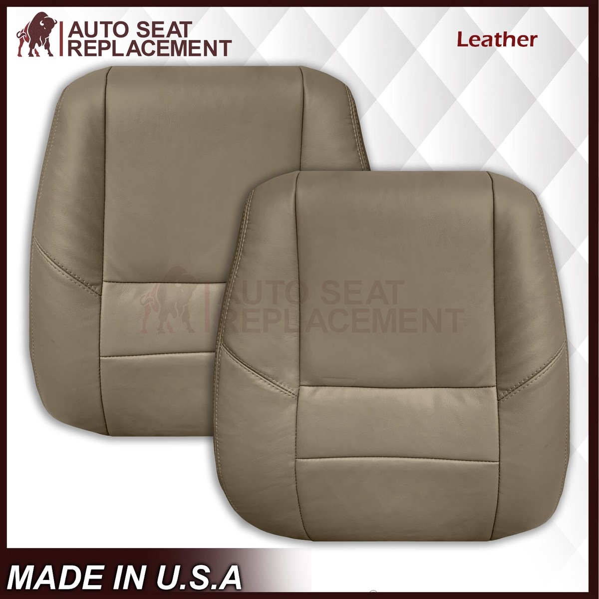 2001-2007 For Toyota Sequoia Leatherette Front Passenger Side Covers C 2001-2007 For Toyota Sequoia Leatherette Front Passenger Side Covers C
