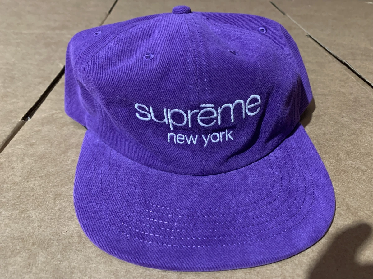 Supreme SS18 Metallic Arc 6-panel Cap One Size Black/Bronze Logo