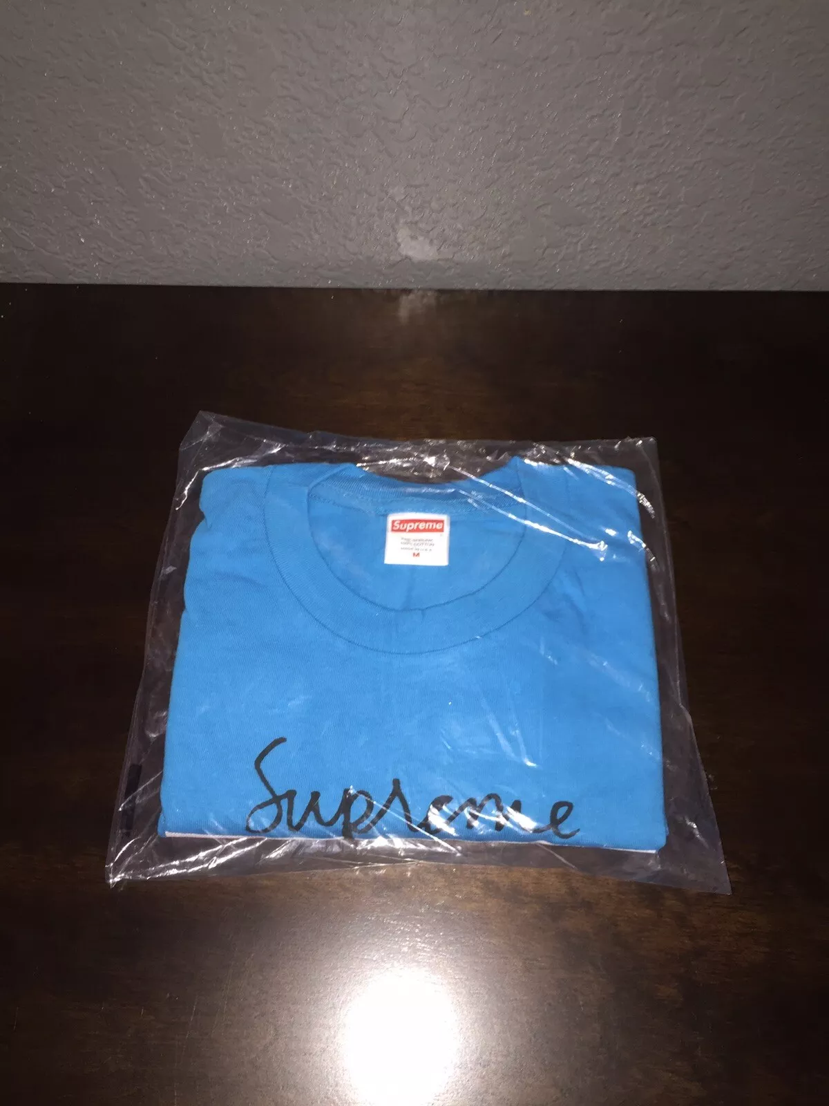 Supreme Madonna Bright Blue Tee ! New ! Size M ! 100% Authentic !