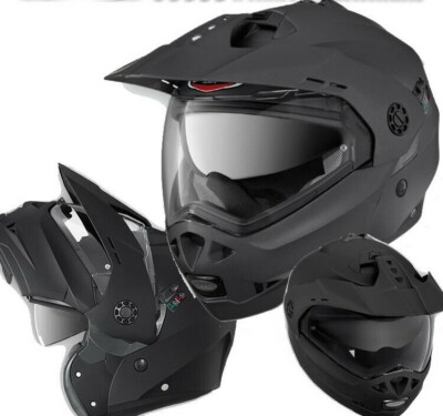 Modular Flip-Up Motorcycle Helmet Caberg Tourmax Matte Grey Size S