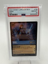 2024 Disney Lorcana #138 Anna-True-Hearted Fabled Cold Foil PSA 10