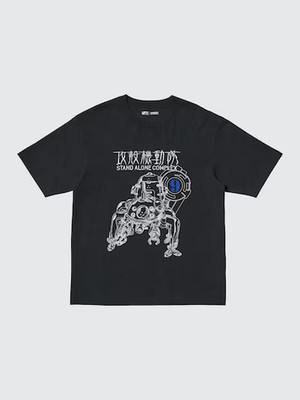 UNIQLO UT Ghost in the Shell SAC T-Shirt Schwarz US XL (JP XXL) Neu mit...