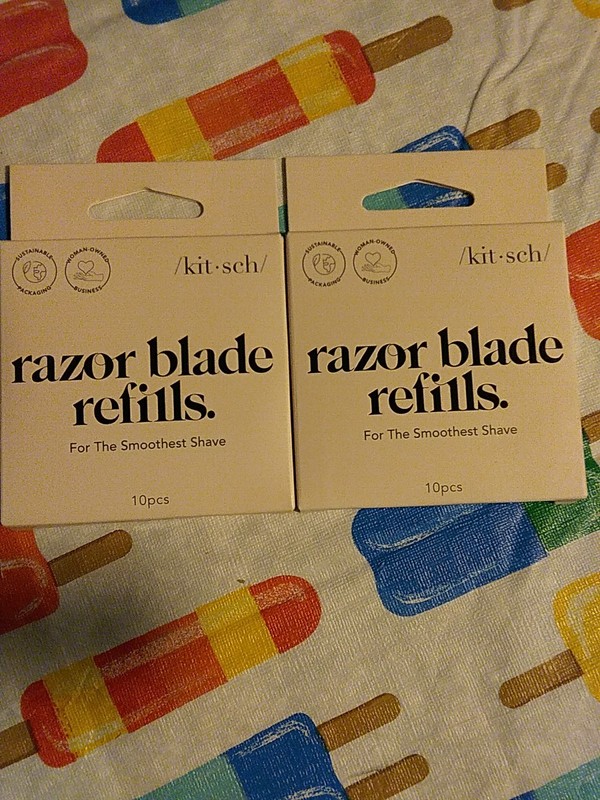 Kitsch Razor Blade Refills 2/10-Pack Stainless Steel Smoothest Shave Eco Friend 
