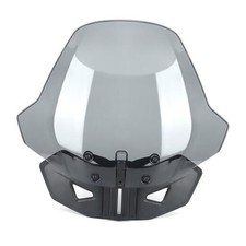 Adjustable 3 inches Front Windshield for Can-Am Ryker 600 Smoky Gray Plus Size