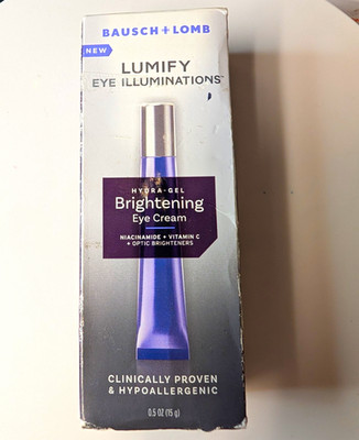 Bausch + Lomb Lumify Eye Illuminations Brightening Hydra-Gel Eye Cream 0.5 oz