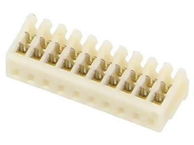 5X 10SR-3S Plug wire-board female SR 1mm PIN: 10 IDC for cable 50V 700mA JST
