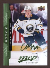 2018-19 UD MVP Hockey Green Script Rookie Parallel #233 Casey Mittelstadt