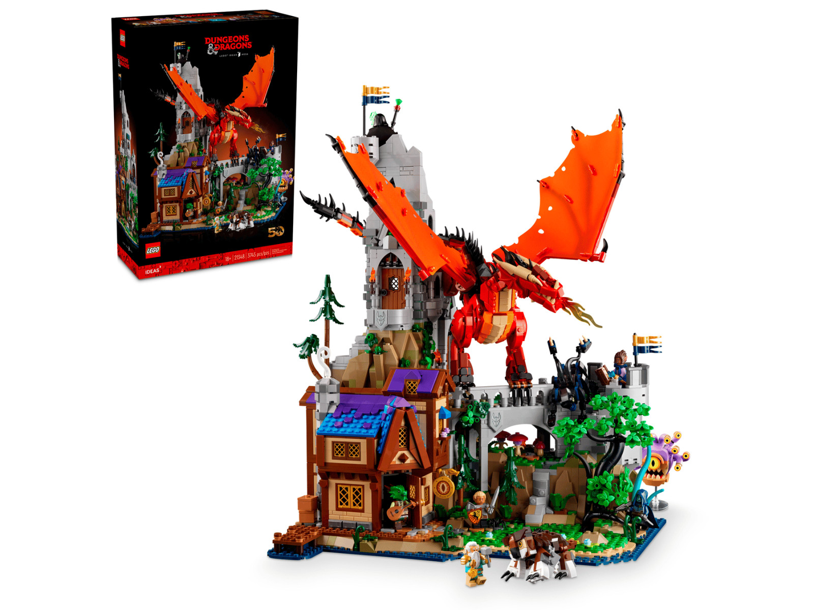 LEGO Ideas: Dungeons & Dragons: Red Dragon's Tale (21348)