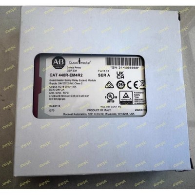 440R-EM4R2 AB Safety Relay GuardMaster Input 24VDC 5W Expedited Shipping MS