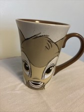 Bambi Thumper Large Tall Mug Disney Store Tea Coffee Latte Cup Mug Rabbit Deer